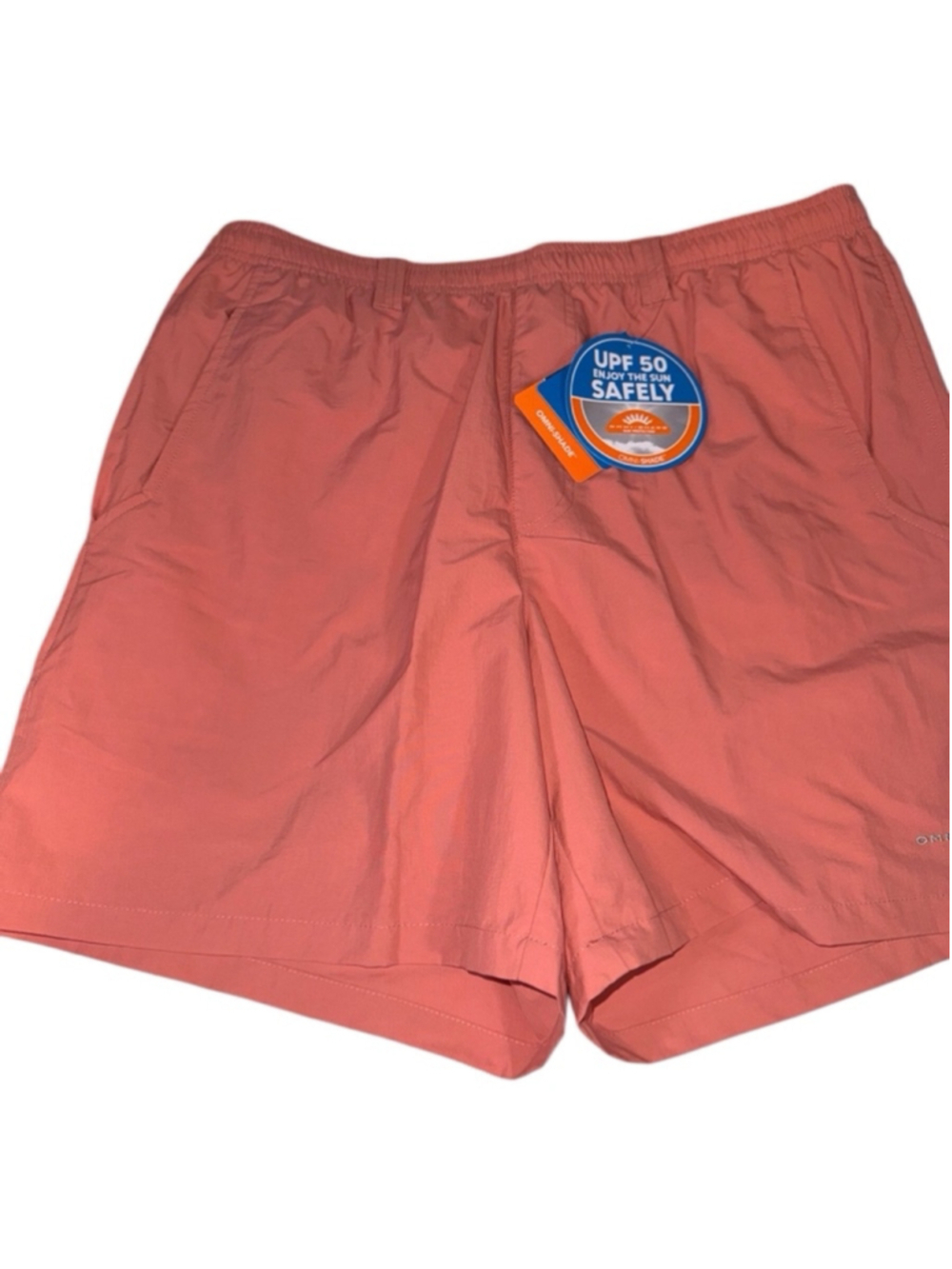 Men's Columbia swim Shorts, Size L, Coral